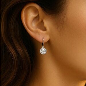 Elegant Silver Drop Earrings